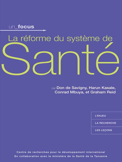 Title details for La réforme du système de santé by Don de Savigny - Available